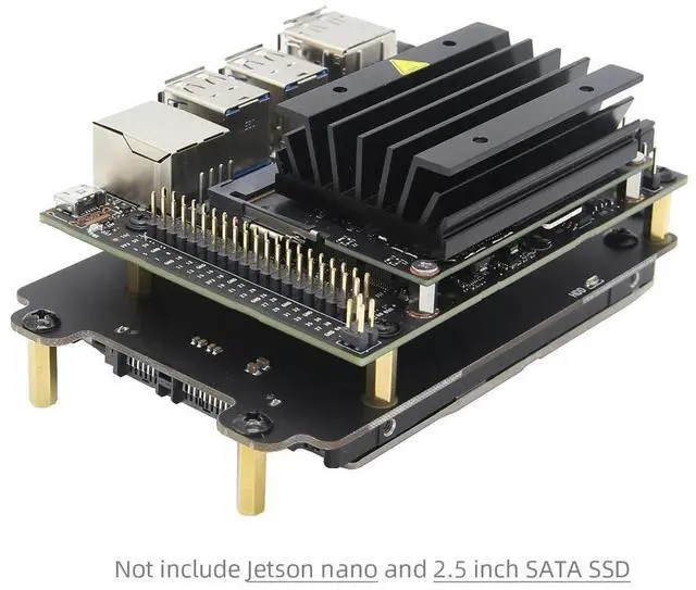 Main image of T150 Jetson Nano 2.5 inch SATA SSD/HDD Expansion Board for Jetson Nano Developer Kit A02/B01/2GB