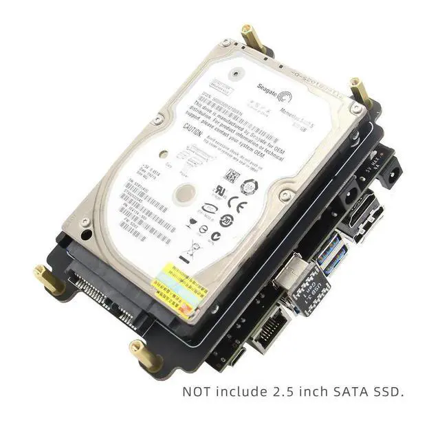 Alt view image 2 of 3 - T150 Jetson Nano 2.5 inch SATA SSD/HDD Expansion Board for Jetson Nano Developer Kit A02/B01/2GB