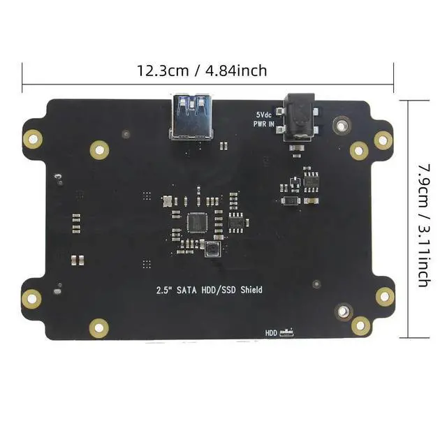 Alt view image 3 of 3 - T150 Jetson Nano 2.5 inch SATA SSD/HDD Expansion Board for Jetson Nano Developer Kit A02/B01/2GB