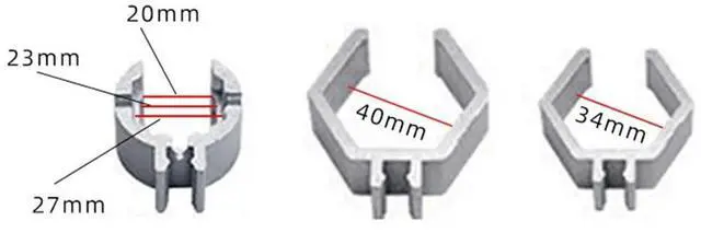 Main image of 4-in-1 Universal Adjustable Double-Ended Wrench Multifunctional Faucet Wrench Bathroom Versatility Self-Adjusting Wrench