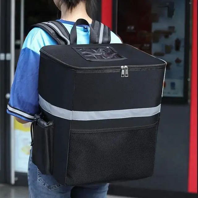 Main image of Insulated Delivery Backpack - Thermal Food Delivery Bag for Riders, 35L Large Capacity Takeout & Grocery Backpack