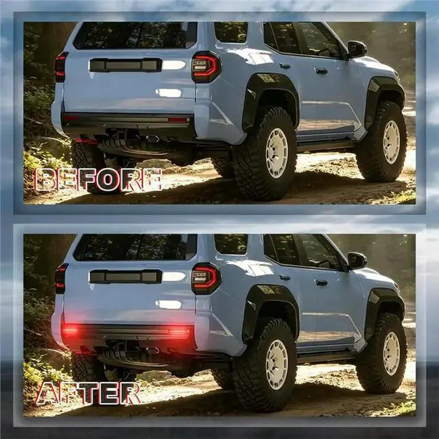 Alt view image 3 of 3 - LED Rear Bumper Reflector Fog Light For Toyota 4Runner 2025 2026