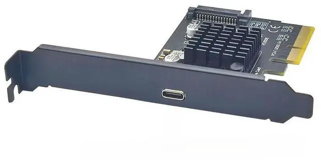 Main image of USB PCIE Card Type C PCI-Express 4X To USB 3.2 Gen 2X2 (20Gbps) ASM3242 Chipset for Expansion Adapter SATA Power Card