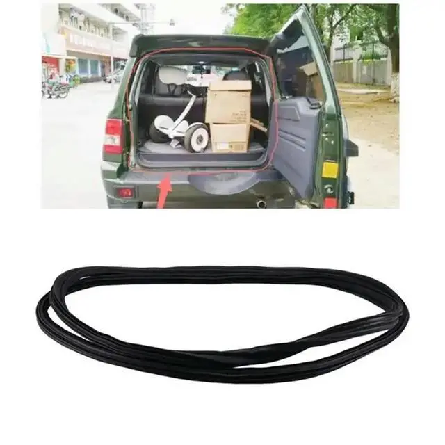 Alt view image 2 of 3 - Tailgate Doorpost Rubber Strip MR365118 For Mitsubishi Pajero Montero IO Shogun Pinin TR4 H76W H77W Door Rubber Seal