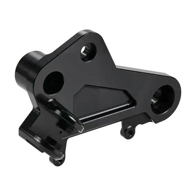 Alt view image 2 of 3 - Left Footpeg Footrest Bracket For CFMOTO 450MT CNC Aluminum Side Mount Modification Motorcycle Motorbike Accessories