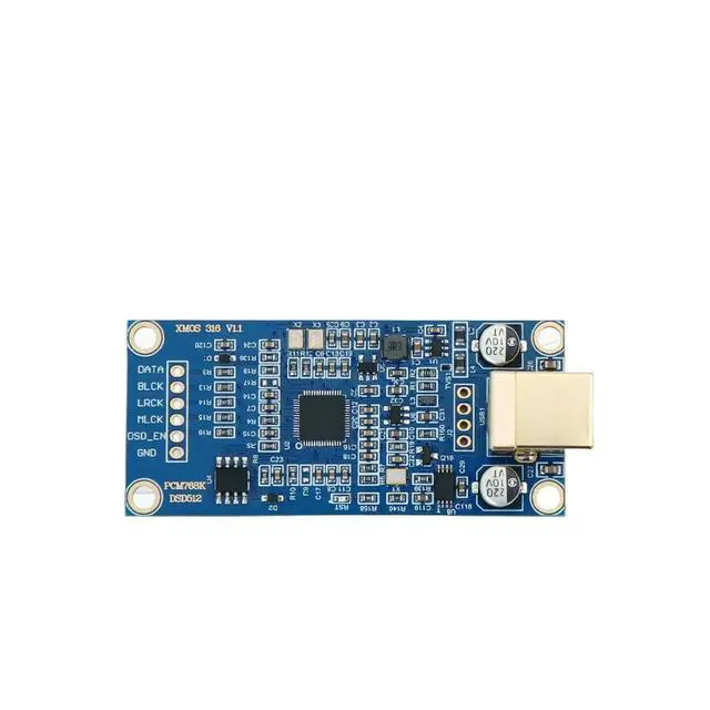 Alt view image 2 of 3 - XMOS XU316 USB digital interface support DSD512 upgrade Amanero daughter card, immersion gold 4-layer PCB