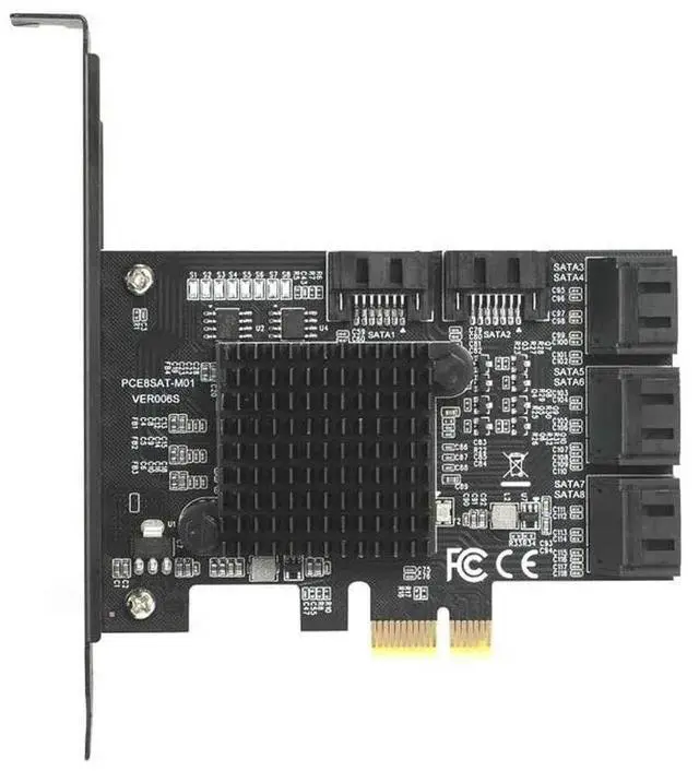 Main image of Professional PCI-E Card To SATA3.0 Adapter Board Controller Expansion Board 8-Port SATA3.0 Interface Expansion Card High Speed