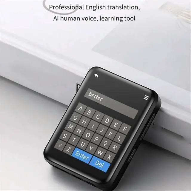 Alt view image 2 of 6 - Bluetooth 5.0 MP3 Player Full Touch Screen Student Walkman Hifi Sport Music Player Mp4 Video Player Built in Speaker,A