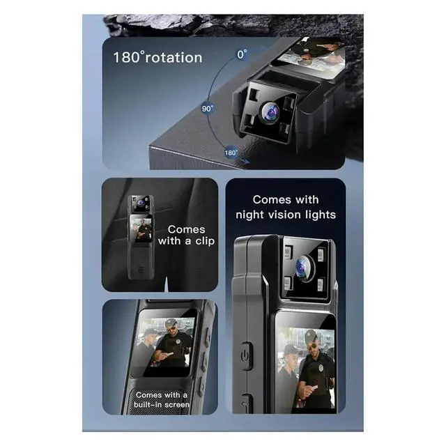 Main image of HD 1080P Mini Camera Digital Video Recorder Wearable Small Body Cam Infrared Night Vision Sports DV Camcorders
