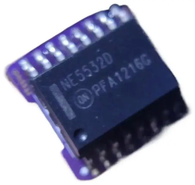 Alt view image 3 of 3 - 2PCS on5532, D-package ultra short sinking gold adapter board upgrade NE5532 sounds good