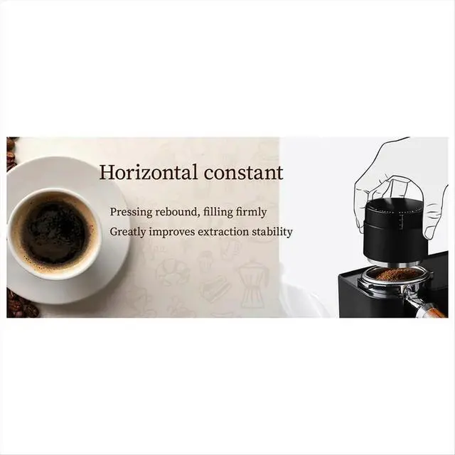 Alt view image 3 of 3 - 53MM Espresso Tools Coffee Distributor & Tamper with 3 Functions Stainless Steel Essentials for Home