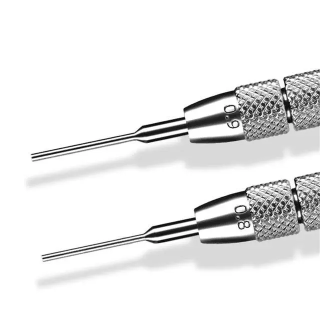 Alt view image 3 of 3 - Watch Band Removal Pin Extra Long Needle Punch 0.5-1.0mm Needle Watch Strap Remover Set Watch Repair Tool