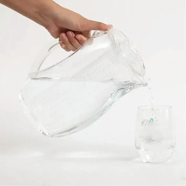 Alt view image 3 of 3 - Fruit Water Pitcher 2.5L with Removable Lid and Infuser Rod,Beverage Jug for Drinks, Lemonade, Juice and Iced Tea
