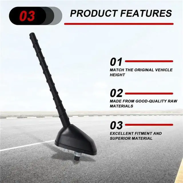 Alt view image 3 of 3 - 5X Car Roof Antenna 96210-2S600 For Tucson IX 35 For Kia Sportage 2009-2013 Car AM/FM Radio Antenna