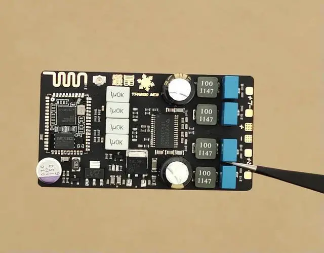 Main image of TPA3128 Bluetooth amplifier board small HIFI exquisite workmanship DIY solid wood Bluetooth speaker stereo