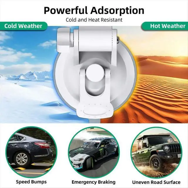 Alt view image 3 of 4 - For Starlink Mini Car Sunroof Suction Cup Mount Car Suction Cup Bracket Window Glass Satellite Holder for Car RV Boat