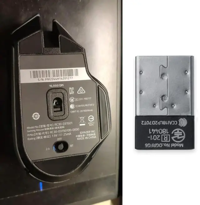 Alt view image 3 of 6 - 2025 Mouse Receiver 2.4G USB Mouse Connector for Basilisk X HyperSpeed Gaming Mouse Keyboard Receiver