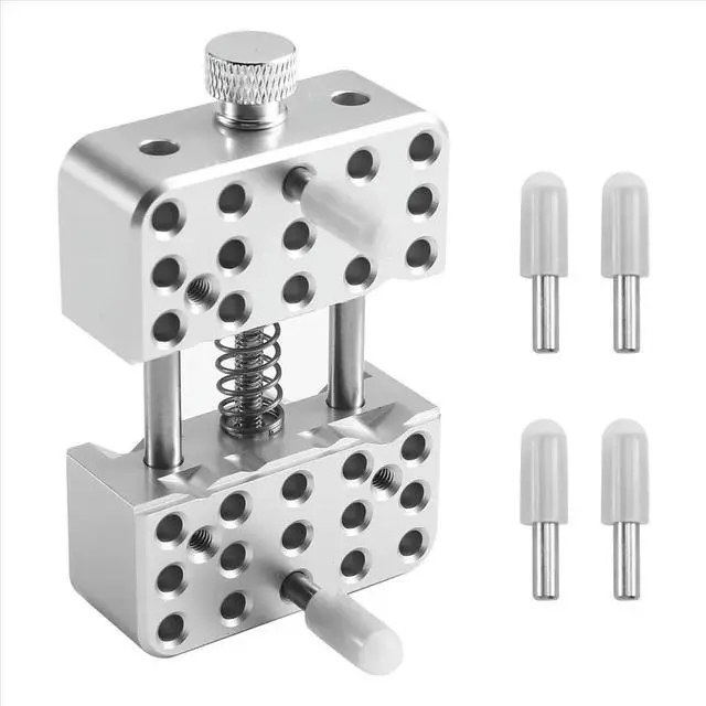 Alt view image 3 of 6 - Bench Pliers Aluminium Alloy Vise Fixture Multi-Function Clamp Model Making Fixed Jig DIY Crafts Remodeling Vise Tool