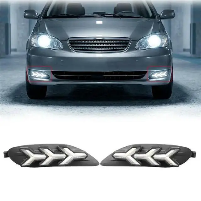 Alt view image 2 of 3 - LED Daytime Running Light For Toyota Corolla 2005-2008