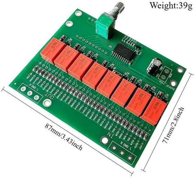 Alt view image 2 of 3 - HIFI Audio Volume Control Panel Replace The Potentiometer in The Preamplifier of Power Amplifiers DC5V