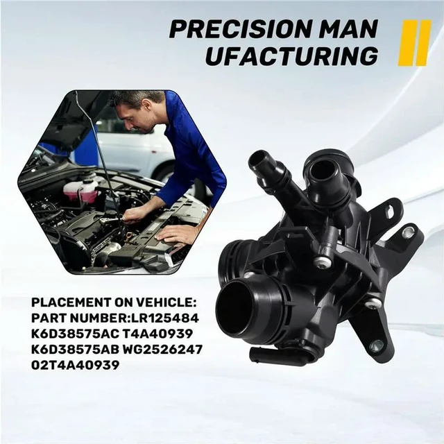 Alt view image 3 of 3 - AJ20D6 Engine Thermostat For Jaguar F-PACE X761