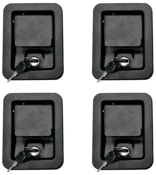 Main image of 4X Silent Generator Door Locks Car Door Locks Industrial Equipment Mechanical Door Locks With Keys