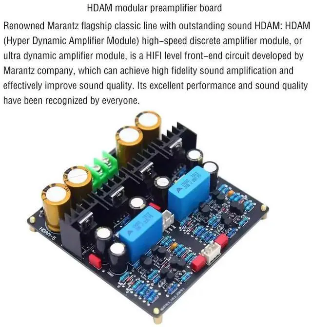 Alt view image 3 of 3 - HDAM Circuit Preamplifier Board HIFI Preamp Board Reference Name Machine marantz Circuit Audio Board