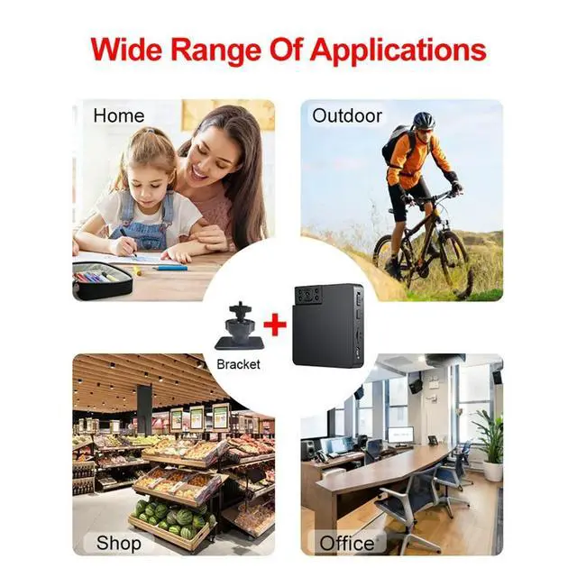 Alt view image 2 of 6 - Mini Camera Hidden CCTV Camera Connect to Phone Surveillance Security Video Record HD Night Vision