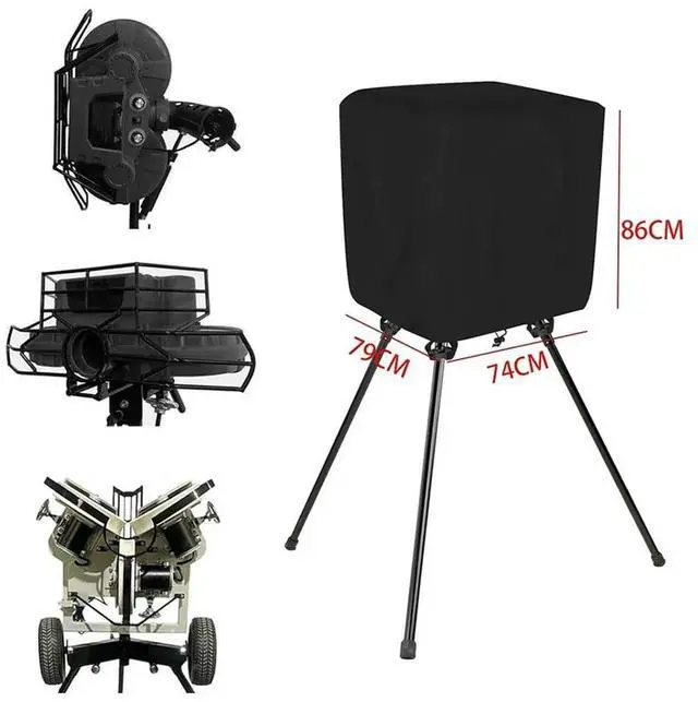 Alt view image 3 of 6 - Pitching Machine Cover, Waterproof 420D Oxford Outdoor Softball Baseball Pitching Machine Dust Covers