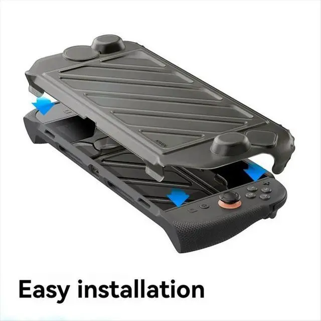 Alt view image 3 of 4 - For Switch 2 Protective Case+Top Cover Standable Cover TPU Soft Shell for Nintendo Switch 2 Game Console Case C
