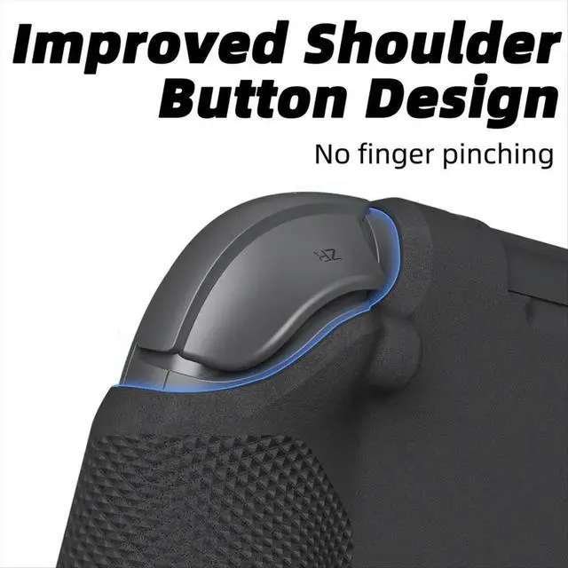 Alt view image 2 of 4 - For Switch 2 Protective Case+Top Cover Standable Cover TPU Soft Shell for Nintendo Switch 2 Game Console Case C