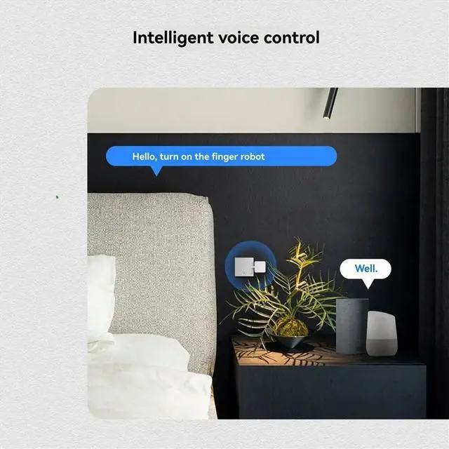 Main image of Tuya Bluetooth Finger Robot Warp Switch Button Key Life App Voice Control Via Alexa, Google Assistant