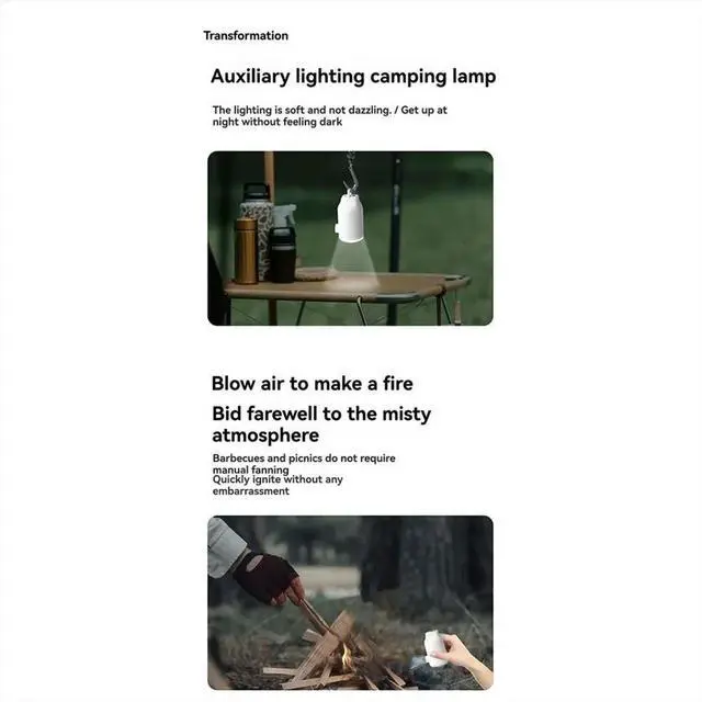 Main image of Air Pump Camping Lantern Mini Electric Air Pump for Inflatable Mattress, Air Bed, Swimming Ring Black
