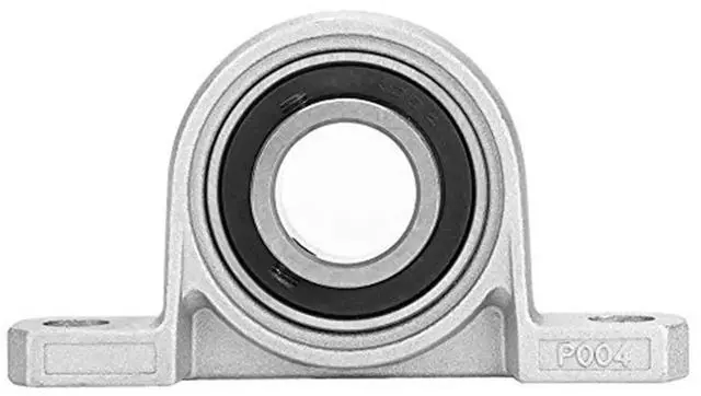 Alt view image 2 of 6 - Pillow Block Bearing Zinc Alloy l 20mm Inner Diameter Ball Bearing Housing 5 Pcs for Industrial Equipment