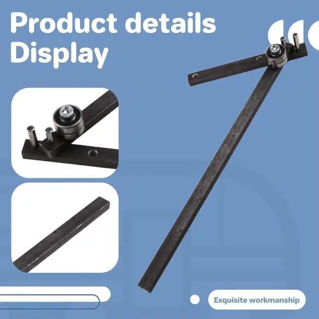 Main image of Manual Pipe Bender Steel Bar Bender DIY Woven Basket Anchor Hook Iron Steel Copper Strip Lamp Stand Manual Tool
