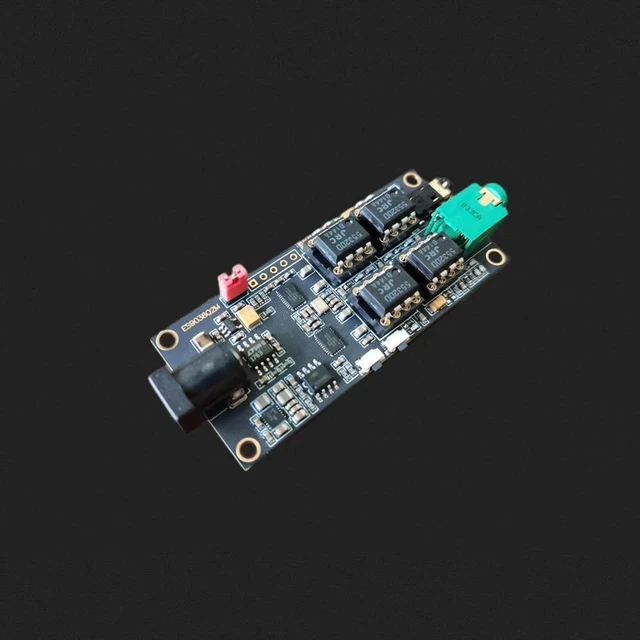 Alt view image 2 of 3 - Dual ES9038Q2M decoder board I2S input ES9038 asynchronous USB module can be matched with Italian interface