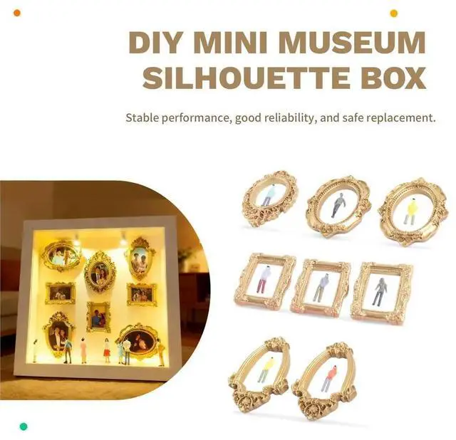 Alt view image 2 of 6 - DIY Mini Museum Silhouette Box - Mini Museum Frames, Celebrate Your Special Memories in Style, for Valentine'S Day Gifts