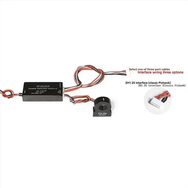 Alt view image 2 of 6 - For PIXHAWK Power Monitor Module with Hall Sensor, 200A High Voltage 12S for Drones for Pixhawk 2.1 Hexing Interface