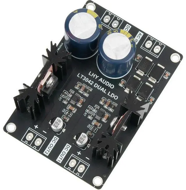 Main image of LT3042 Diffuser Dual Positive Voltage, Low Noise High Precision Linear Regulator DC Power Supply Polishing Upgrade DAC