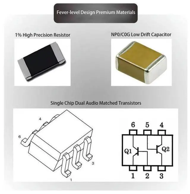 Alt view image 2 of 3 - Hi-Fi Class A Discrete Dual Op Amp Upgrade Replace OPA1612 NE5532 AD827 LME49720 OPA2604 Natural Vocal Wide Sound Field
