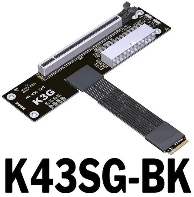Main image of YM-M2 Nvme Key PCI-E 5.0 X16 EGPU Adapter Cable-External Graphics Card Docking Station For Notebook ITX/STX Laptops