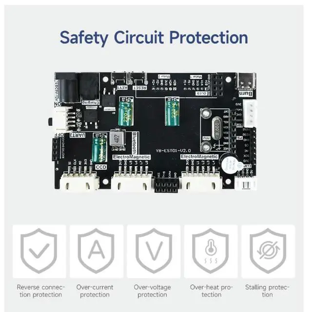 Alt view image 3 of 6 - STM32 Robot Driver Board Parts STM32F103RCT6 Chip with Multiple Expansion Interfaces Supports Bluetooth B