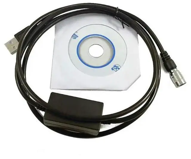 Main image of 2025 Data Download Cable USB to Hirose Connector 6pin Connector for 7 / 8 / 10 / XP For Topcon Sokkia Gowin South