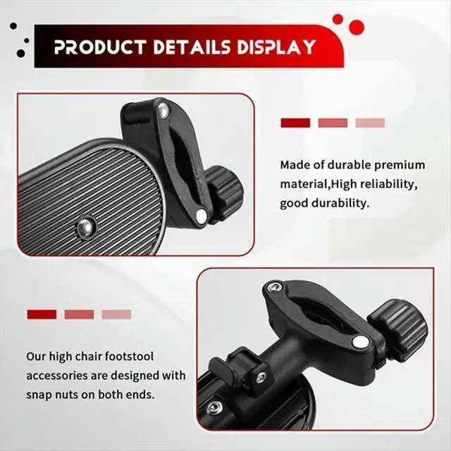 Alt view image 2 of 3 - Adjustable Stroller Footboard Pedal Foot Rest Baby Footrest Stroller Accessories Infant Carriages Feet