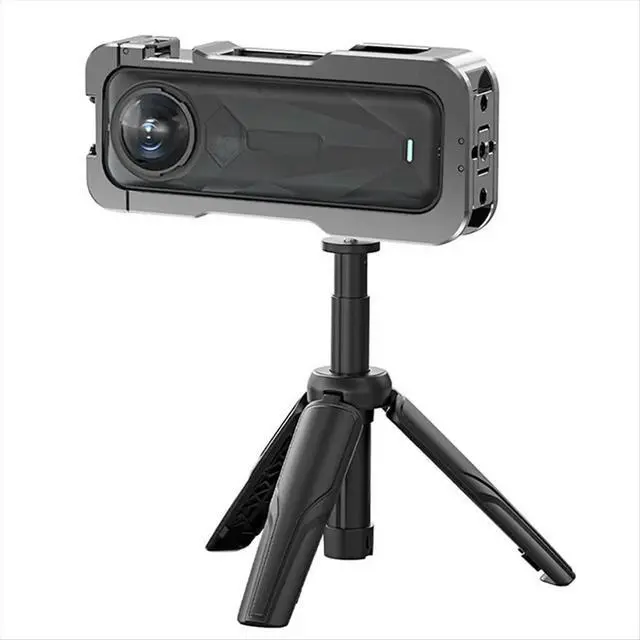 Alt view image 2 of 6 - Protective Frame Cage for X5 with Cold Shoe Mount Housing Case for Insta 360 X5 Camera Accessories