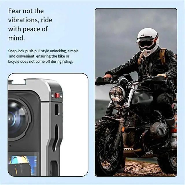 Alt view image 3 of 6 - Protective Frame Cage for X5 with Cold Shoe Mount Housing Case for Insta 360 X5 Camera Accessories