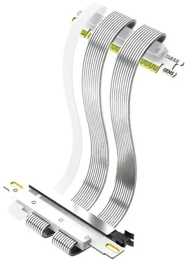 Main image of Pcie 5.0 X16 Riser Cable Dual Reverse 180° To 180° GPU Extension Cable 128Gb/S High-Speed Design For ITX Case 20Cm