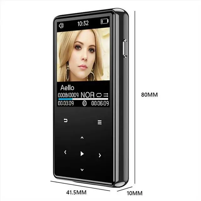 Main image of 16GB MP3 MP4 Player Sports MP3 Player Bluetooth-Compatible5.0 Music Stereo Player FM Radio Recording for Gym Sports