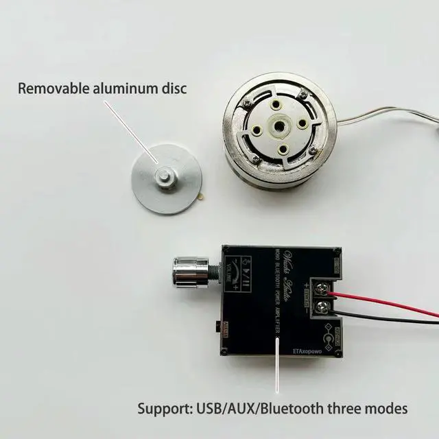 Alt view image 2 of 3 - DIY bluettoth speaker 4Ohm 50W Bone conduction resonance sound subwoofer