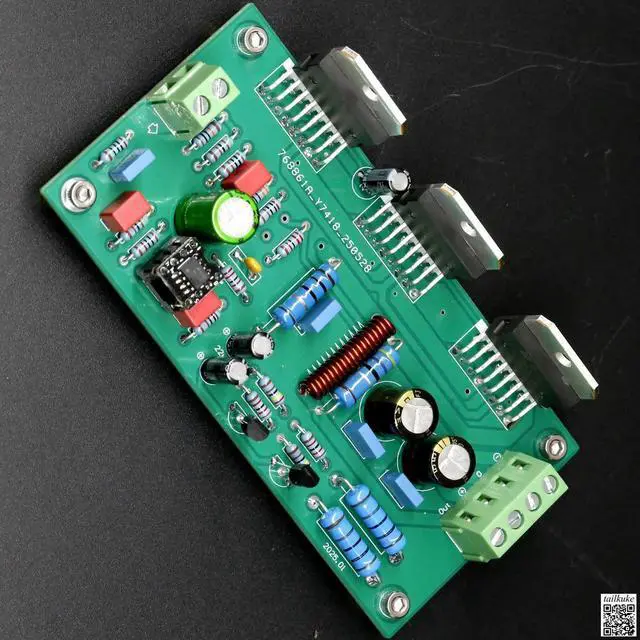 Alt view image 2 of 2 - TDA7293 Triple Parallel Distortion Correction Mono Power Amplifier Board